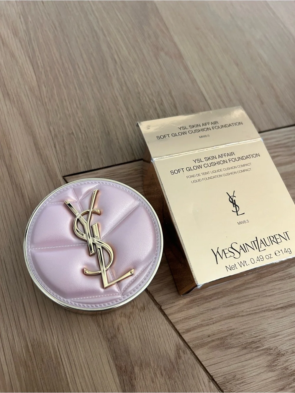 New YSL Skin Affair Soft Glow Cushion Foundation MW8.5
